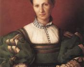 阿尼奥洛布伦齐诺 - Portrait Of A Lady In Green